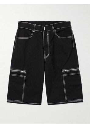 Givenchy - Straight-Leg Denim Shorts - Men - Black - UK/US 30