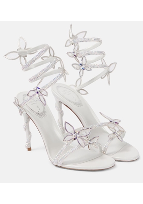 Rene Caovilla Bridal Butterflies embellished sandals