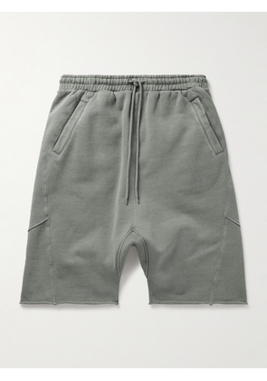 Entire Studios - Organic Cotton-Jersey Drawstring Shorts - Men - Gray - XS