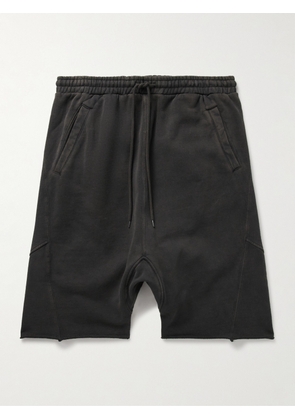 Entire Studios - Organic Cotton-Jersey Drawstring Shorts - Men - Black - XS