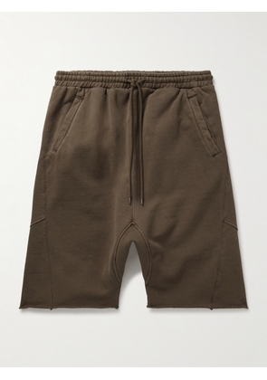 Entire Studios - Organic Cotton-Jersey Drawstring Shorts - Men - Brown - XS