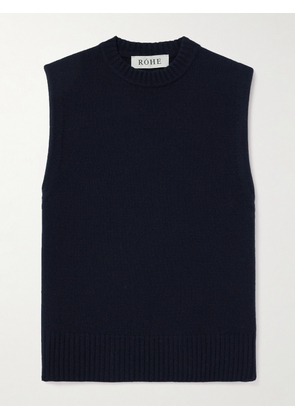 RÓHE - Wool and Cashmere-Blend Vest - Men - Blue - S