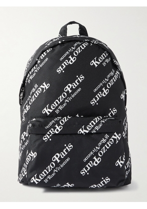 KENZO - Logo-Print Canvas Backpack - Men - Black
