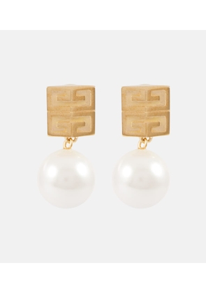 Givenchy 4G embellished brass earrings