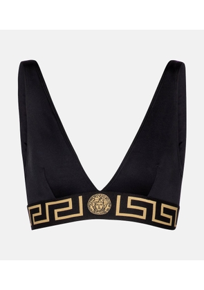 Versace Logo bikini top