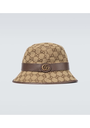 Gucci GG canvas fedora hat