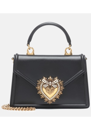 Dolce&Gabbana Devotion Small leather shoulder bag