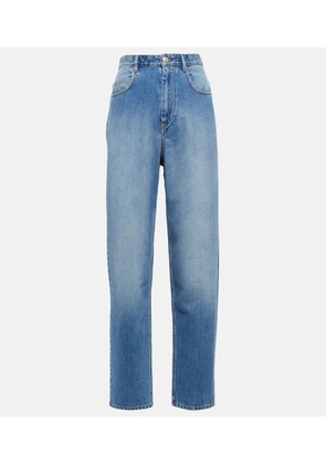 Marant Etoile Corsy high-rise tapered jeans