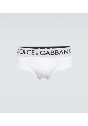 Dolce&Gabbana Logo cotton-blend briefs