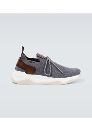 Berluti Shadow cashmere knit sneakers