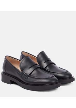 Gianvito Rossi Harris leather loafers