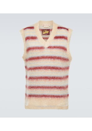 Marni Striped wool-blend sweater vest