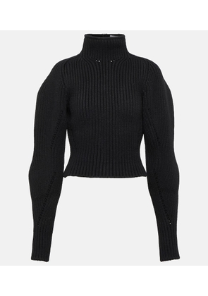 Alaïa Wool-blend turtleneck sweater