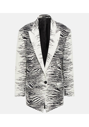 The Attico Glen jacquard blazer