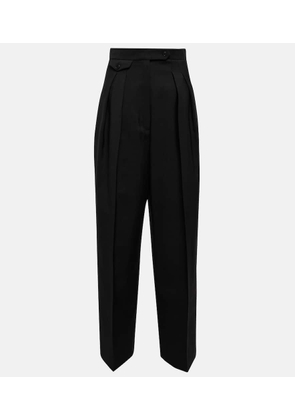 The Row Marcellita wool and mohair pants