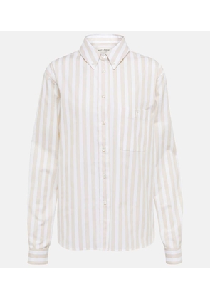 Saint Laurent Striped cotton poplin shirt