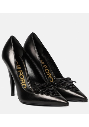 Tom Ford Corset 105 leather pumps
