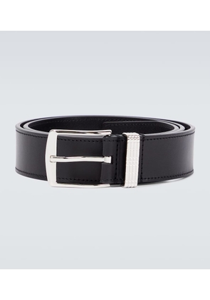 Burberry Check leather belt