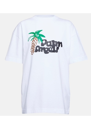 Palm Angels Logo printed cotton T-shirt