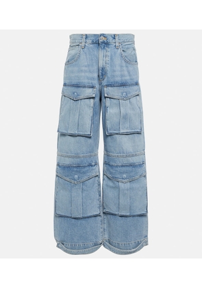 Agolde Tex mid-rise wide-leg cargo jeans