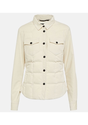 Moncler Grenoble Nangy corduroy quilted shirt jacket