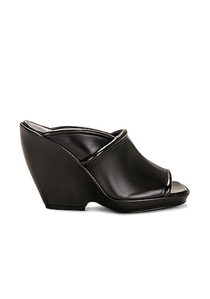 KHAITE Stagg Heel Sandals in Black - Black. Size 36.5 (also in 39.5).