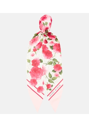 Magda Butrym Floral silk twill scarf