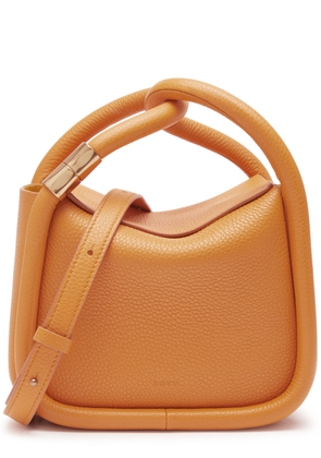 Boyy Wonton 20 Leather top Handle bag - Peach