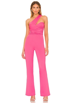 Lovers and Friends Liv Jumpsuit in Fuchsia. Size M, S.