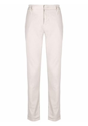 DONDUP slim-cut tailored trousers - Neutrals