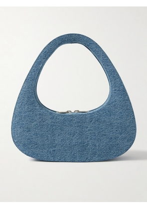 Coperni - Swipe Mini Denim Shoulder Bag - Blue - One size