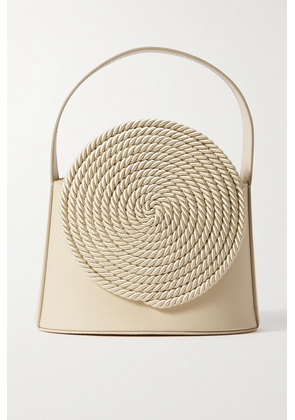 DESTREE - Gunther Braided Satin And Leather Bag - Neutrals - One size