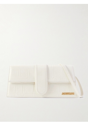 Jacquemus - Le Bambino Snake-effect Leather Shoulder Bag - Ivory - One size