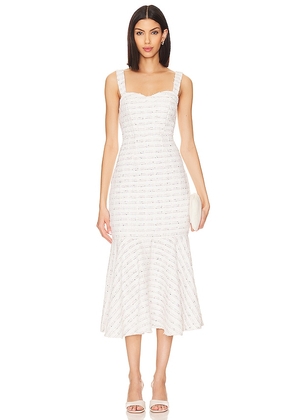 MISA Los Angeles Elke Dress in White. Size L, M, S, XL.