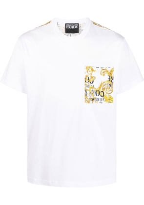 Versace Jeans Couture Logo Couture contrasting T-shirt - White
