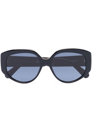 Stella McCartney Eyewear oval-frame sunglasses - Black