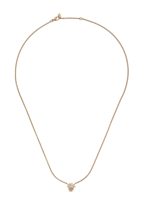 Nouvel Heritage 18kt gold Mystic small Luck diamond pendant necklace