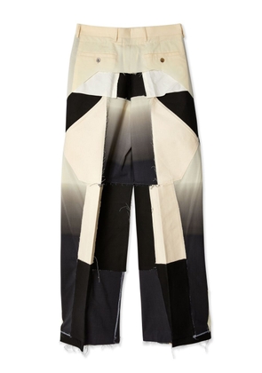 Rick Owens Astaires panelled unfinished-effect trousers - Neutrals