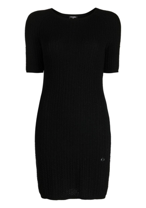 CHANEL Pre-Owned 2000s cashmere-blend minidress - Black