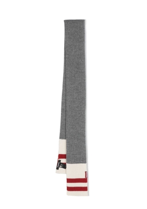 Dsquared2 stripe-detail wraparound scarf - Grey