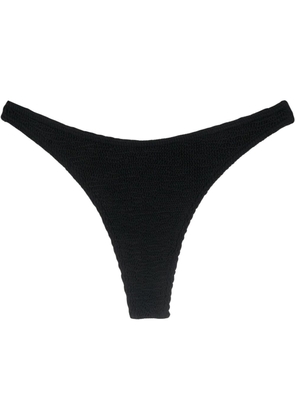 Bond-eye Bound seersucker bikini bottoms - Black