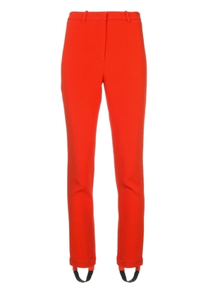 Roberto Cavalli Double stretch crepe solid trousers - Red