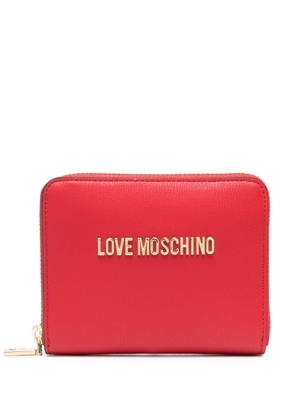 Love Moschino logo-lettering bi-fold wallet - Red