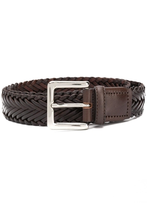 Scarosso braided buckled belt - Brown