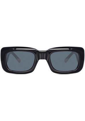 Linda Farrow Marfa rectangle-frame sunglasses - Black