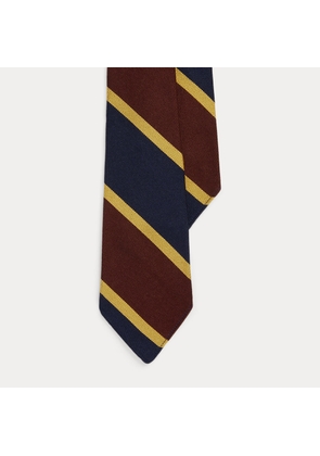 Vintage-Inspired Striped Wool-Silk Tie