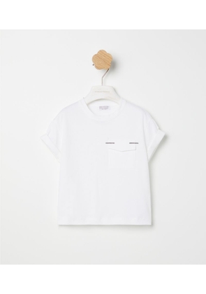 Brunello Cucinelli Kids Pocket-Detail T-Shirt (4-12 Years)