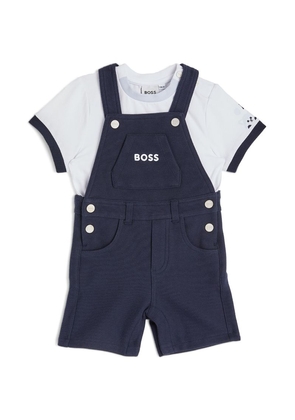 Boss Kidswear Dungarees And T-Shirt Set (3-18 Months)