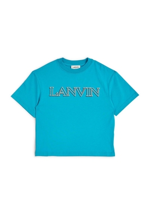 Lanvin Enfant Cotton Logo T-Shirt (4-14 Years)