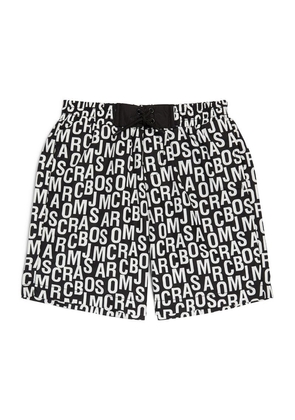 Marc Jacobs Kids Jumbled Logo Swimming Shorts (4-12+ Years)